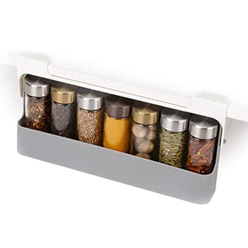 Under-Shelf Seasoning Bottle Storage Rack