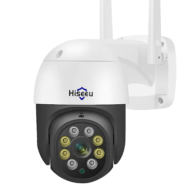 Hiseeu 4K 8MP Smart Wifi PTZ Camera 5x Digital Zoom AI Human Detection ONVIF Wireless CCTV IP Camera Home Security Protection